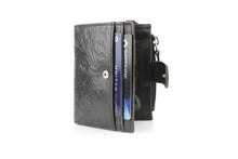 Load image into Gallery viewer, Small Foldover Floral Filigree Wristlet ABSLG 41-26103: Green