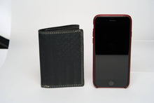 Load image into Gallery viewer, American Bison Leather Trifold Wallet | Flag Emboss AB 2011: Brown