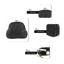 Load image into Gallery viewer, Vintage Style Lambskin Framed Coin Purse Style