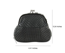 Load image into Gallery viewer, Vintage Style Lambskin Framed Coin Purse Style