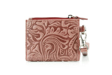 Load image into Gallery viewer, Small Foldover Floral Filigree Wristlet ABSLG 41-26103: Green