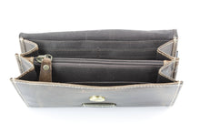 Load image into Gallery viewer, Women’s Brown Turquoise Bison Clutch ABLW 18-2548