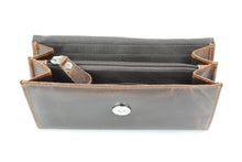 Load image into Gallery viewer, Women’s Rustic Brown Orange Aztec Clutch ABLW 18-2537