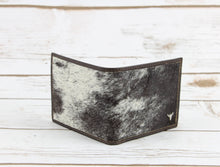 Load image into Gallery viewer, Hair On Hide Men's Wallet With Splash Finish AB W01 Splash
