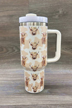 Load image into Gallery viewer, HIGHLAND COW  STAINLESS STEEL TUMBLERS CUP 40oz
