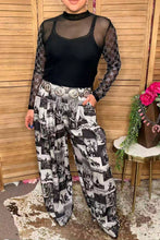 Load image into Gallery viewer, Western cowboy patchwork women's boutique pant GJQ17275: S (US 4-6)
