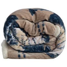 Load image into Gallery viewer, Three Buffalo Plush Throw
