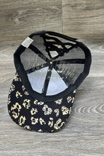Load image into Gallery viewer, LEOPARD  WESTERN TRIBAL BASEBALL HAT MESH CAP : Brown
