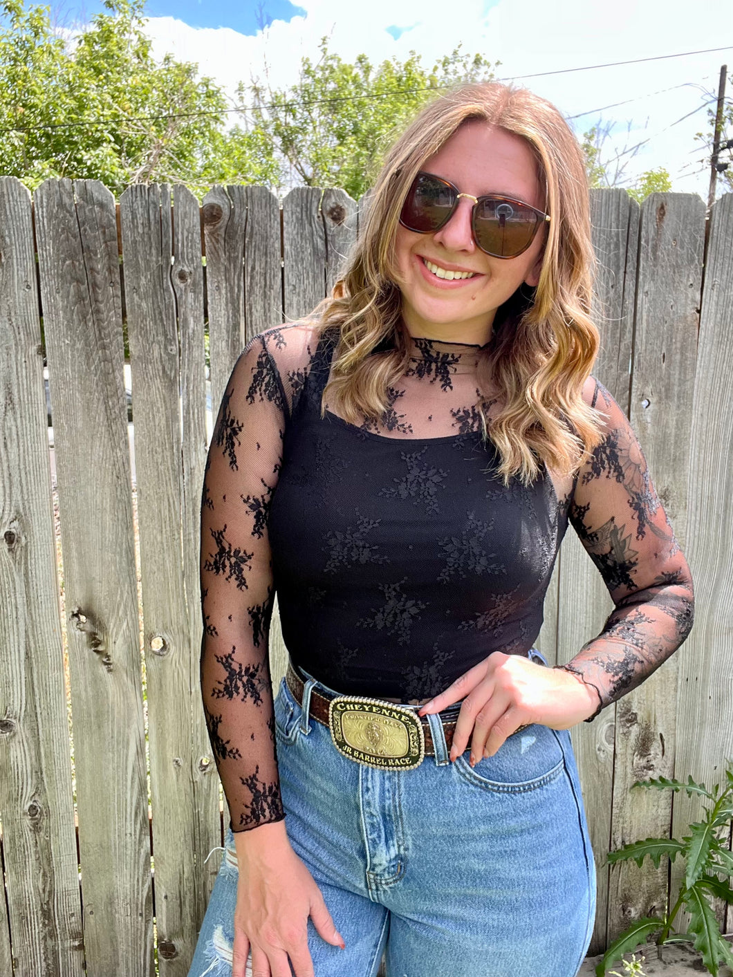 Mesh Lace Top