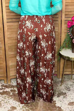 Load image into Gallery viewer, Western rodeo wide legs women's boutique pant GJQ17193: XL (US 16-18)

