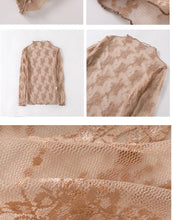 Load image into Gallery viewer, Lace Mesh Top: Black / Missy / M

