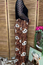 Load image into Gallery viewer, Western Rodeo print wide leg women's pant XCH16982: L (US 12-14)

