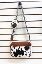 Load image into Gallery viewer, COW PRINT HANDBAG WIHT COIN PURSE
