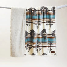 Load image into Gallery viewer, Wrangler Lone Mountain Sherpa Throw Blanket
