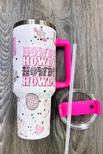 Load image into Gallery viewer, WESTERN HOWDY STAINLESS STEEL TUMBLERS CUP 40oz
