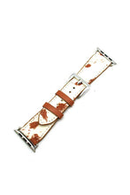 Load image into Gallery viewer, WESTERN GENUINE COWHIDE APPLE WATCH BAND: Black / SMALL / 38MM - 41MM
