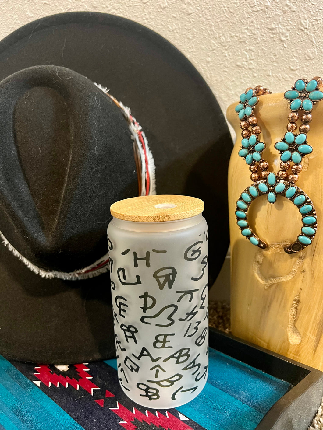 16oz Western Glass Tumblers