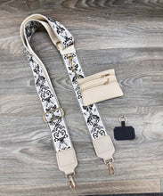 Load image into Gallery viewer, HANDBAG STRAP WITH ZIPPER POUCH PHONE HOLDER : Gray
