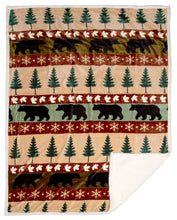 Load image into Gallery viewer, Cascade Ridge Plush Throw Blanket
