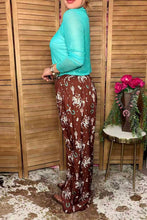 Load image into Gallery viewer, Western rodeo wide legs women's boutique pant GJQ17193: M (US 8-10)

