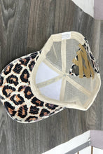 Load image into Gallery viewer, LEOPARD  WESTERN TRIBAL BASEBALL HAT MESH CAP : Brown
