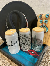 Load image into Gallery viewer, 16oz Western Glass Tumblers
