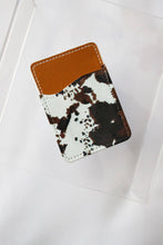 Load image into Gallery viewer, Brown Cowhide Phone Pocket

