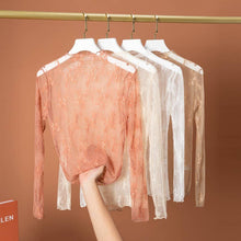 Load image into Gallery viewer, Lace Mesh Top: Black / Missy / S
