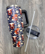 Load image into Gallery viewer, HIGHLAND COW  STAINLESS STEEL TUMBLERS CUP 40oz
