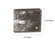 Load image into Gallery viewer, Hair On Hide Men's Wallet With Splash Finish AB W01 Splash

