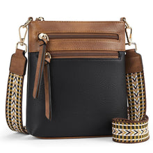 Load image into Gallery viewer, VERTICAL CROSSBODY BAG SHOULDER BAG PURSE: Brown
