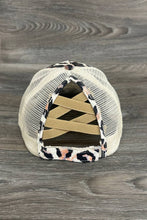 Load image into Gallery viewer, LEOPARD  WESTERN TRIBAL BASEBALL HAT MESH CAP : Brown
