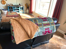 Load image into Gallery viewer, Quilted Aztec Blankets
