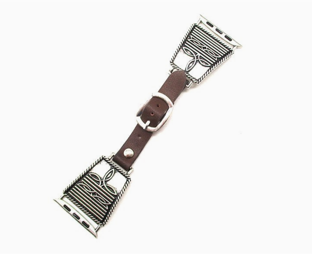 Square Boot Stitch Apple Watch Band