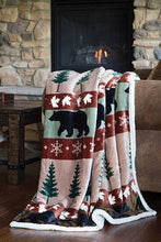 Load image into Gallery viewer, Cascade Ridge Plush Throw Blanket
