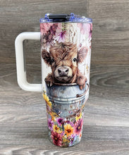 Load image into Gallery viewer, HIGHLAND COW  STAINLESS STEEL TUMBLERS CUP 40oz

