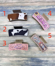 Load image into Gallery viewer, WESTERN PRINT HAIR CLIP
