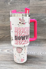 Load image into Gallery viewer, WESTERN HOWDY STAINLESS STEEL TUMBLERS CUP 40oz
