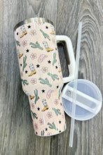 Load image into Gallery viewer, CACTUS BOOTS STAINLESS STEEL TUMBLERS CUP 40oz
