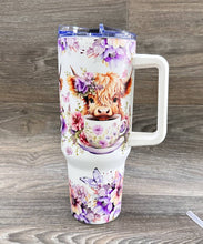 Load image into Gallery viewer, HIGHLAND COW  STAINLESS STEEL TUMBLERS CUP 40oz
