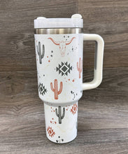 Load image into Gallery viewer, LONGHORN STAINLESS STEEL TUMBLERS CUP 40oz
