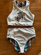 Load image into Gallery viewer, Reversible Cowboy Bikini - Top
