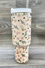 Load image into Gallery viewer, CACTUS BOOTS STAINLESS STEEL TUMBLERS CUP 40oz
