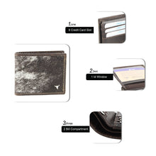 Load image into Gallery viewer, Hair On Hide Men's Wallet With Splash Finish AB W01 Splash
