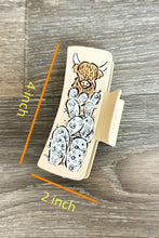 Load image into Gallery viewer, WESTERN PRINT HAIR CLIP   : 5
