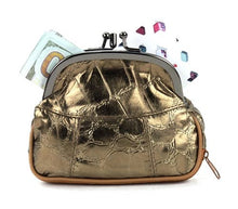 Load image into Gallery viewer, Vintage Style Lambskin Framed Coin Purse Style
