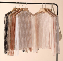 Load image into Gallery viewer, Lace Mesh Top: Rust / Missy / XL
